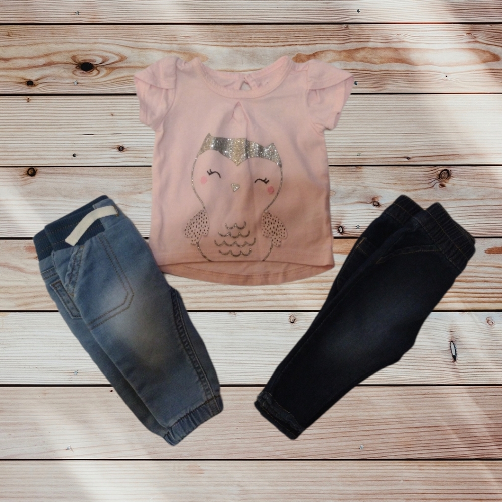 ⚡CARTER'S⚡CHILD OF MINE size Newborn Baby Clothing Girl - Picture 4 of 7